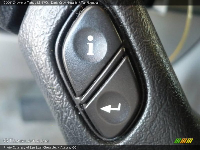 Dark Gray Metallic / Tan/Neutral 2006 Chevrolet Tahoe LS 4WD