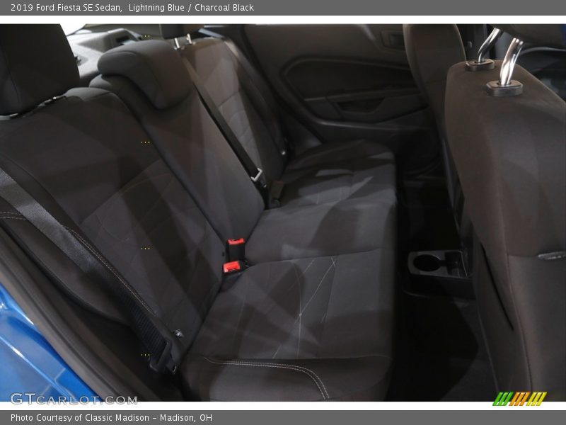 Lightning Blue / Charcoal Black 2019 Ford Fiesta SE Sedan