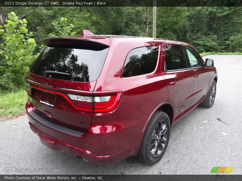 Octane Red Pearl / Black 2022 Dodge Durango GT AWD