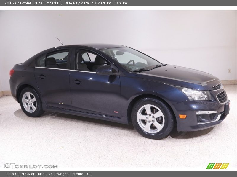 Blue Ray Metallic / Medium Titanium 2016 Chevrolet Cruze Limited LT