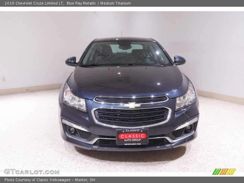 Blue Ray Metallic / Medium Titanium 2016 Chevrolet Cruze Limited LT