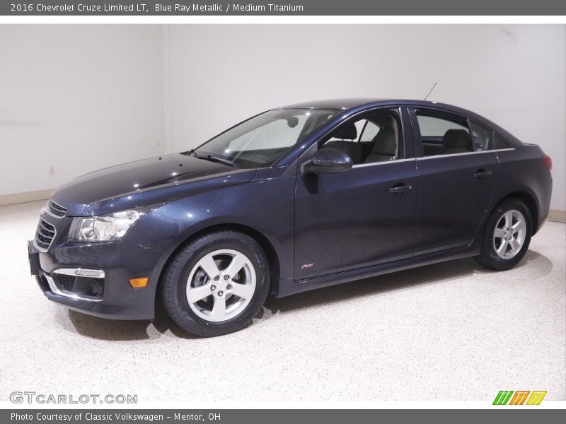 Blue Ray Metallic / Medium Titanium 2016 Chevrolet Cruze Limited LT