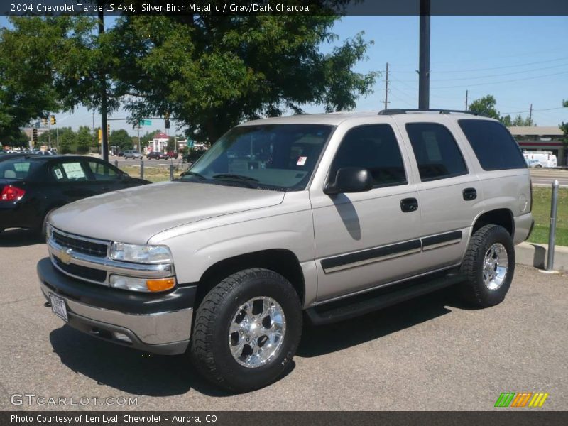 Silver Birch Metallic / Gray/Dark Charcoal 2004 Chevrolet Tahoe LS 4x4