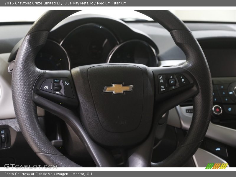 Blue Ray Metallic / Medium Titanium 2016 Chevrolet Cruze Limited LT