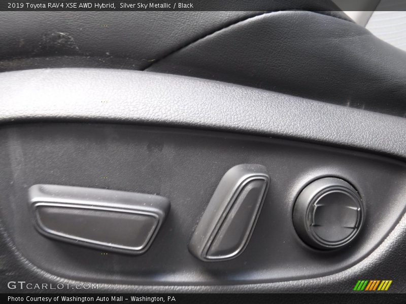 Silver Sky Metallic / Black 2019 Toyota RAV4 XSE AWD Hybrid