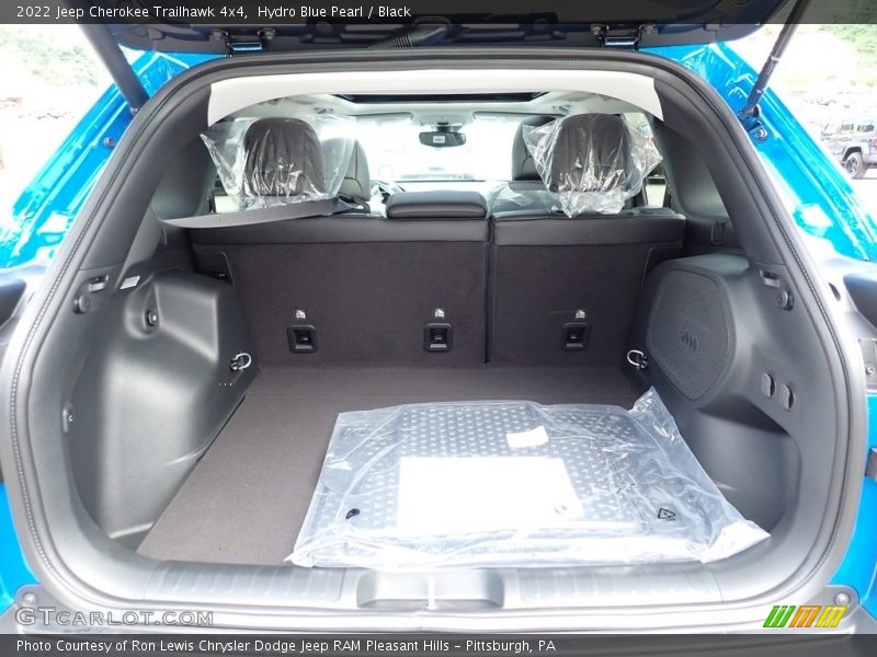 Hydro Blue Pearl / Black 2022 Jeep Cherokee Trailhawk 4x4