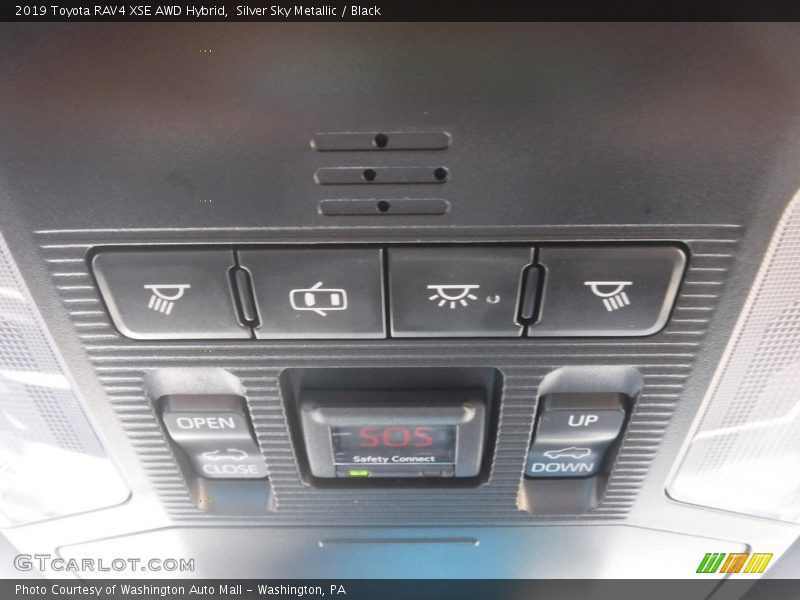 Silver Sky Metallic / Black 2019 Toyota RAV4 XSE AWD Hybrid