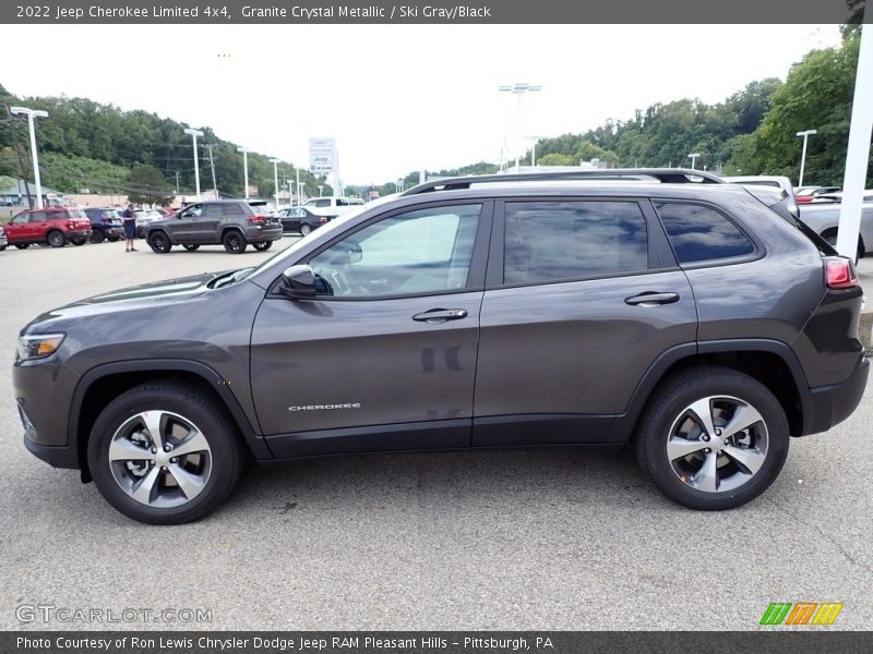Granite Crystal Metallic / Ski Gray/Black 2022 Jeep Cherokee Limited 4x4
