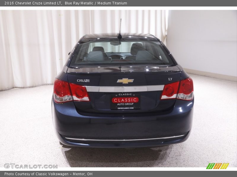 Blue Ray Metallic / Medium Titanium 2016 Chevrolet Cruze Limited LT