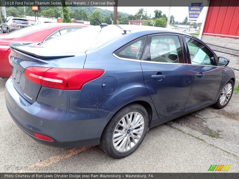  2018 Focus Titanium Sedan Blue Metallic