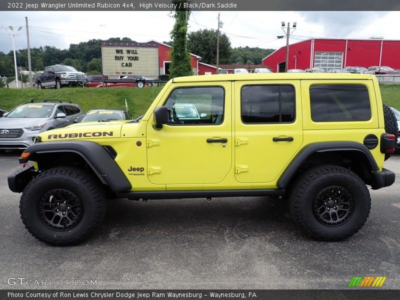  2022 Wrangler Unlimited Rubicon 4x4 High Velocity