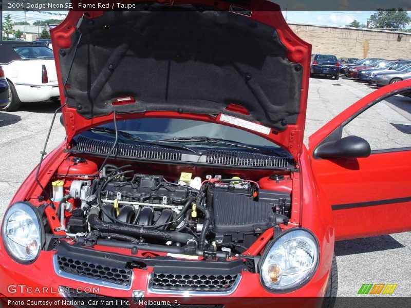 Flame Red / Taupe 2004 Dodge Neon SE