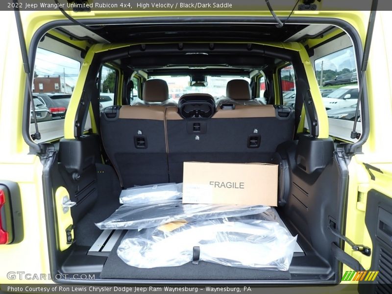 High Velocity / Black/Dark Saddle 2022 Jeep Wrangler Unlimited Rubicon 4x4