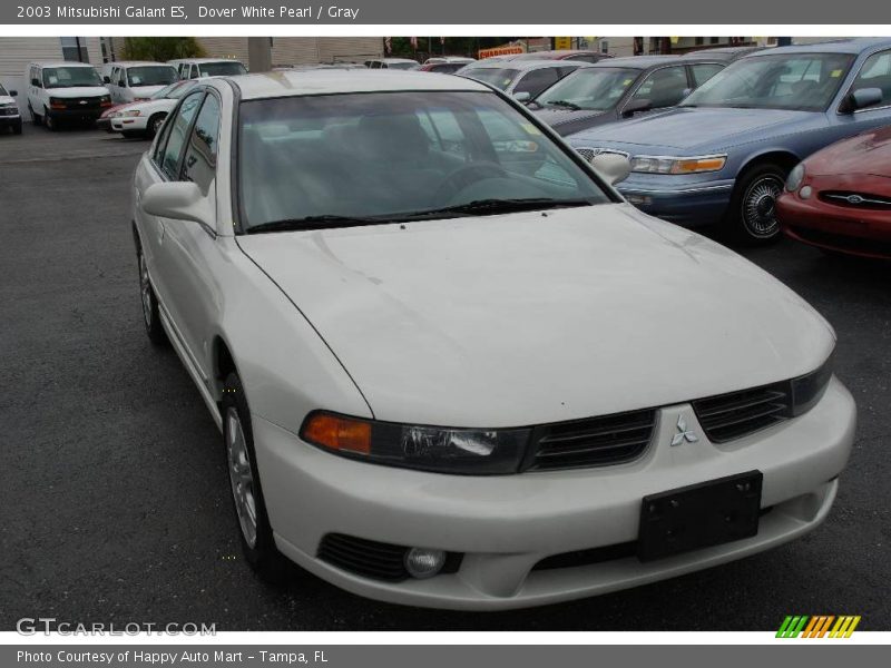 Dover White Pearl / Gray 2003 Mitsubishi Galant ES