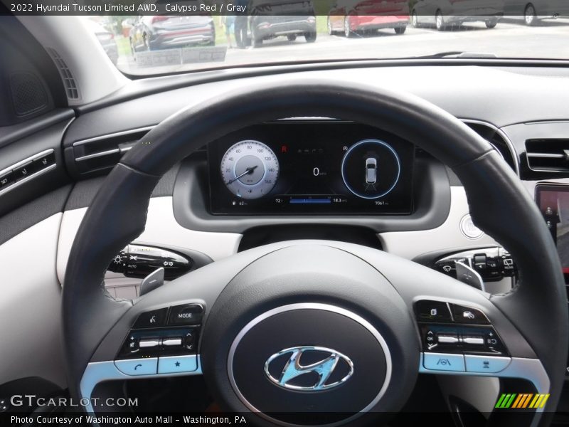 Calypso Red / Gray 2022 Hyundai Tucson Limited AWD