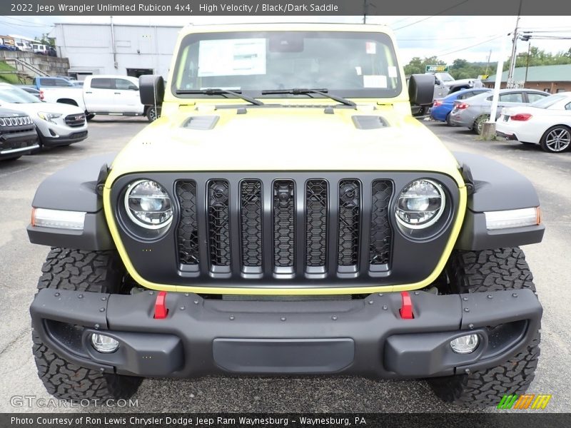 High Velocity / Black/Dark Saddle 2022 Jeep Wrangler Unlimited Rubicon 4x4