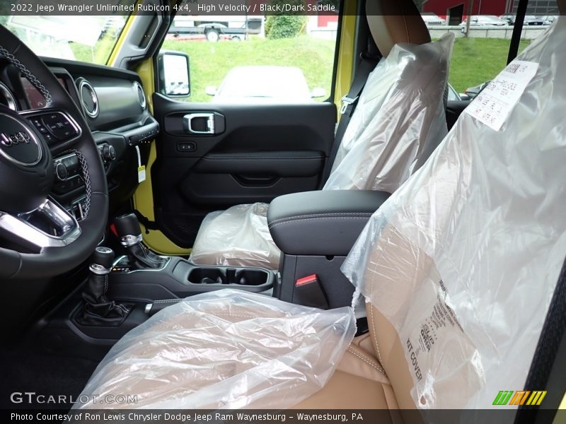 High Velocity / Black/Dark Saddle 2022 Jeep Wrangler Unlimited Rubicon 4x4