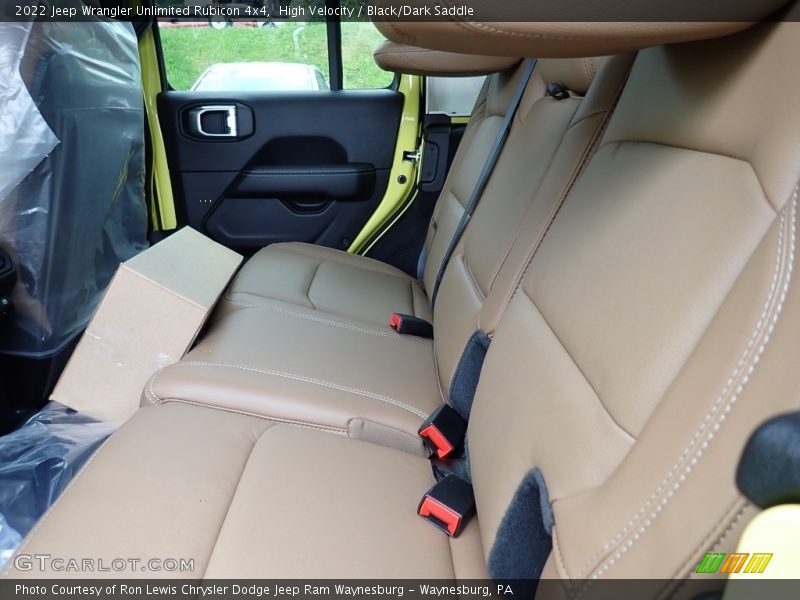 Rear Seat of 2022 Wrangler Unlimited Rubicon 4x4