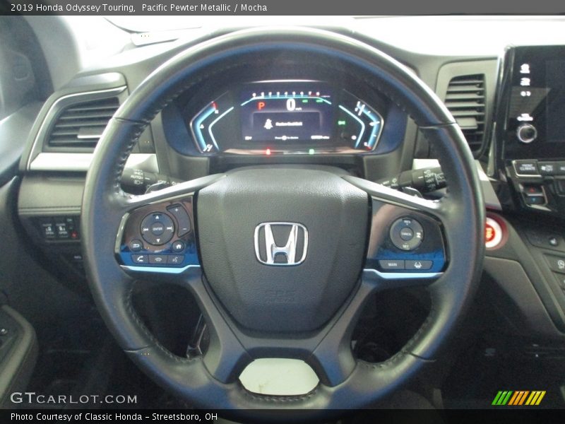 Pacific Pewter Metallic / Mocha 2019 Honda Odyssey Touring