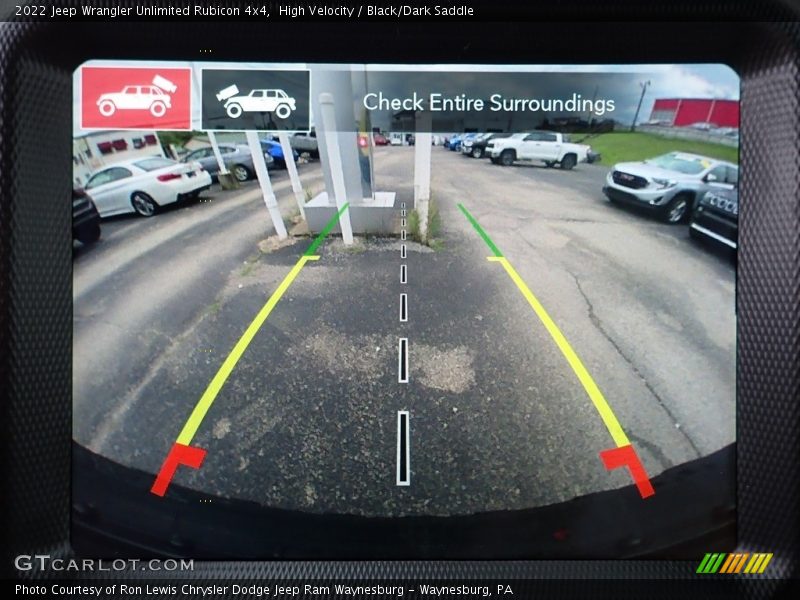 Navigation of 2022 Wrangler Unlimited Rubicon 4x4
