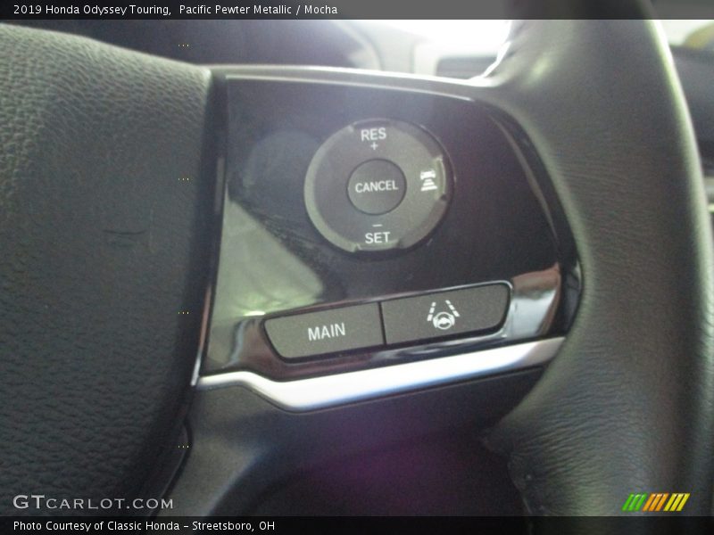 Pacific Pewter Metallic / Mocha 2019 Honda Odyssey Touring