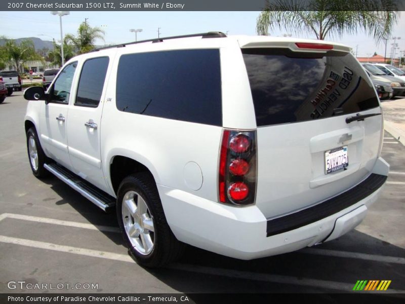 Summit White / Ebony 2007 Chevrolet Suburban 1500 LTZ