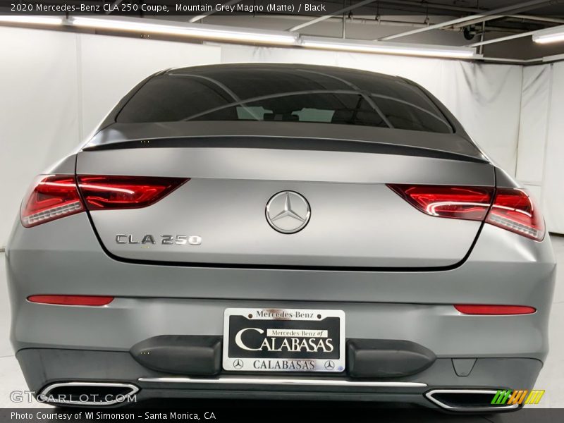 Mountain Grey Magno (Matte) / Black 2020 Mercedes-Benz CLA 250 Coupe