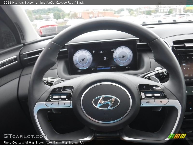 Calypso Red / Black 2022 Hyundai Tucson Limited AWD