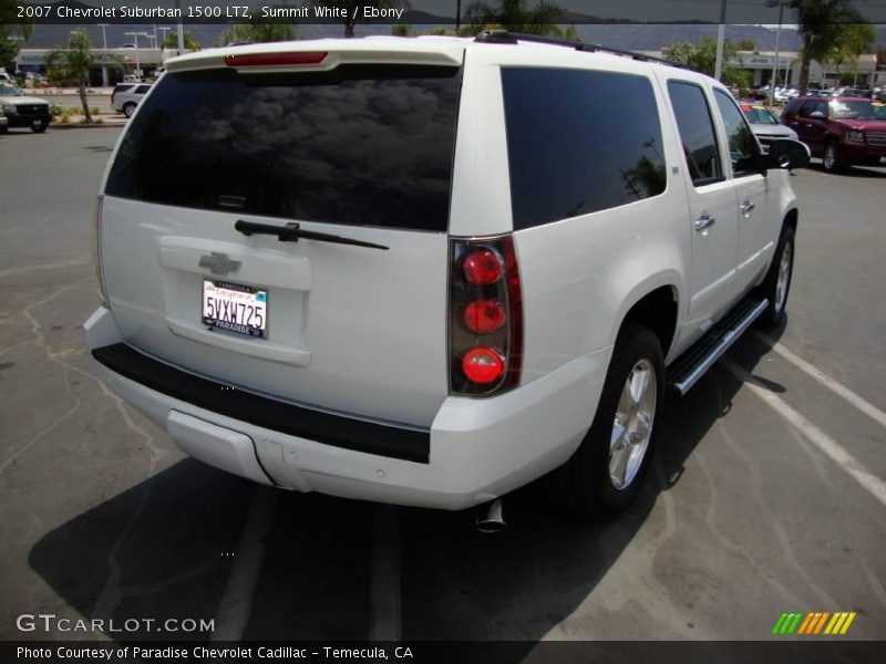 Summit White / Ebony 2007 Chevrolet Suburban 1500 LTZ