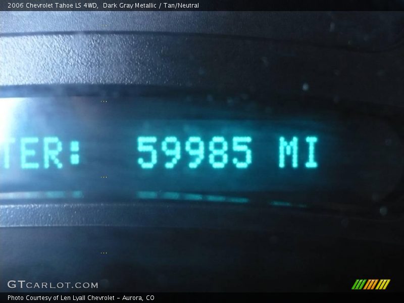 Dark Gray Metallic / Tan/Neutral 2006 Chevrolet Tahoe LS 4WD