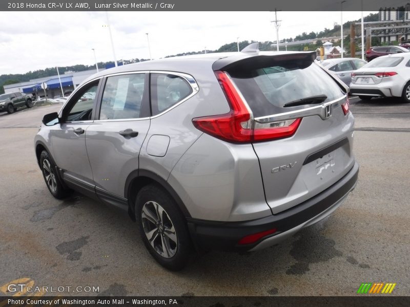 Lunar Silver Metallic / Gray 2018 Honda CR-V LX AWD