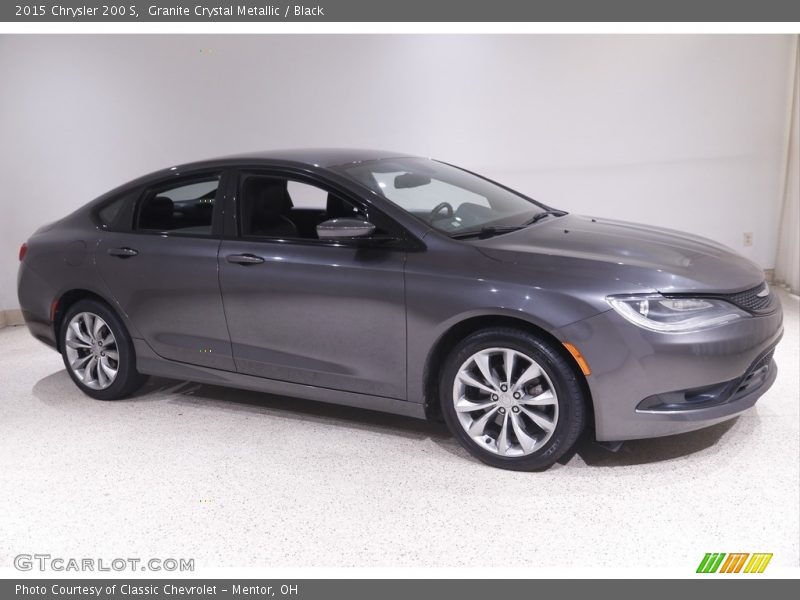 Granite Crystal Metallic / Black 2015 Chrysler 200 S