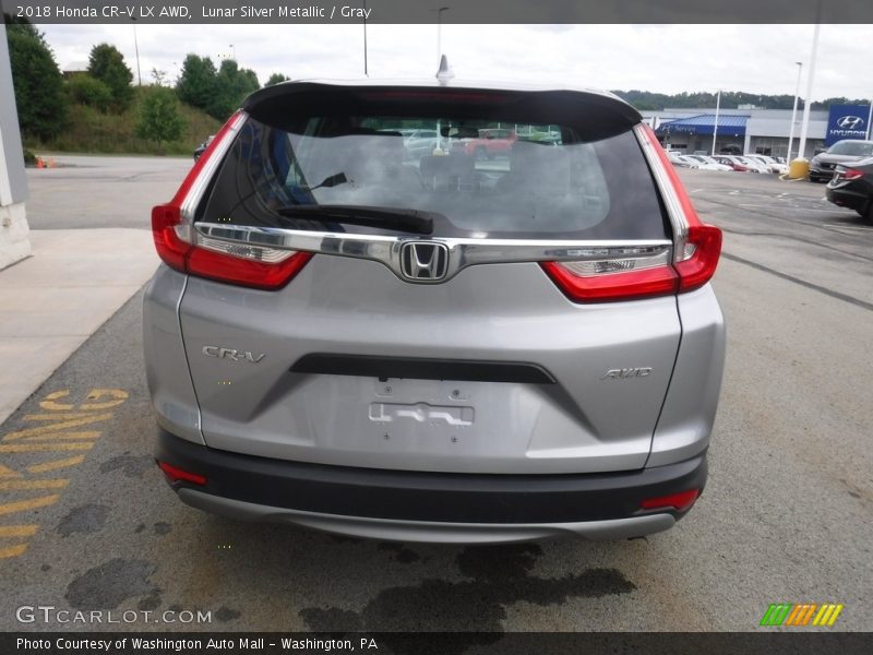 Lunar Silver Metallic / Gray 2018 Honda CR-V LX AWD