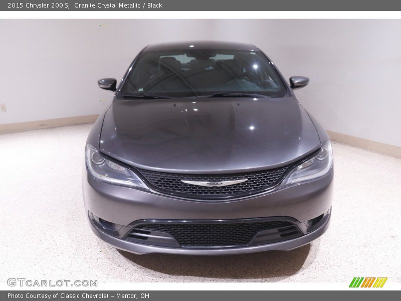 Granite Crystal Metallic / Black 2015 Chrysler 200 S