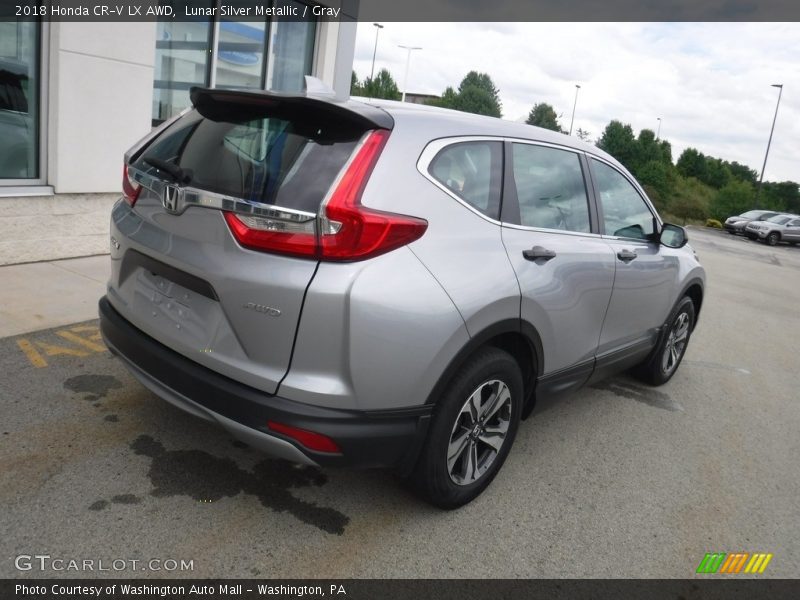Lunar Silver Metallic / Gray 2018 Honda CR-V LX AWD