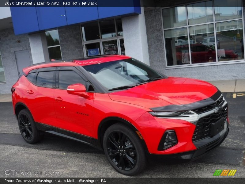 Red Hot / Jet Black 2020 Chevrolet Blazer RS AWD