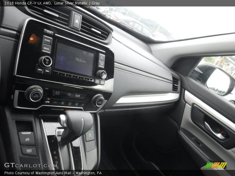 Lunar Silver Metallic / Gray 2018 Honda CR-V LX AWD