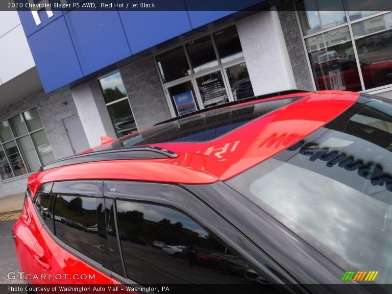 Red Hot / Jet Black 2020 Chevrolet Blazer RS AWD