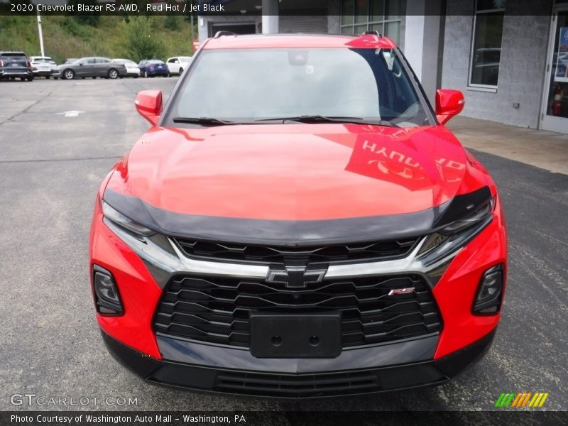 Red Hot / Jet Black 2020 Chevrolet Blazer RS AWD