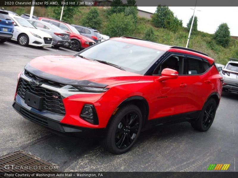 Red Hot / Jet Black 2020 Chevrolet Blazer RS AWD