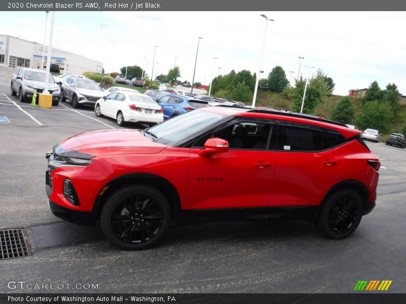 Red Hot / Jet Black 2020 Chevrolet Blazer RS AWD