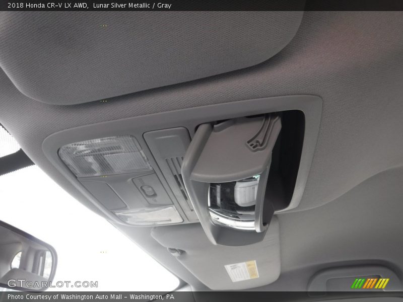 Lunar Silver Metallic / Gray 2018 Honda CR-V LX AWD