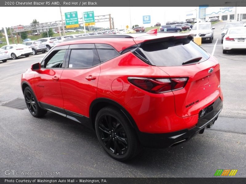 Red Hot / Jet Black 2020 Chevrolet Blazer RS AWD