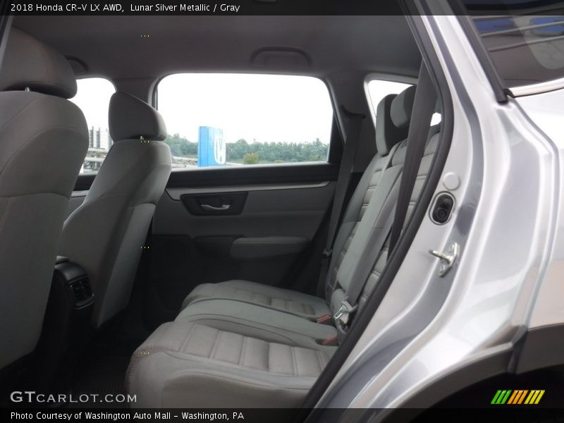 Lunar Silver Metallic / Gray 2018 Honda CR-V LX AWD