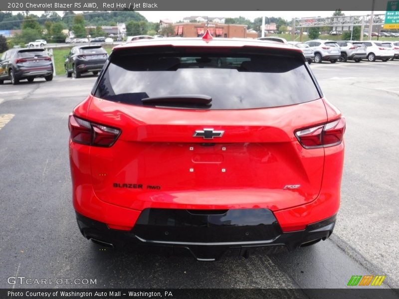Red Hot / Jet Black 2020 Chevrolet Blazer RS AWD
