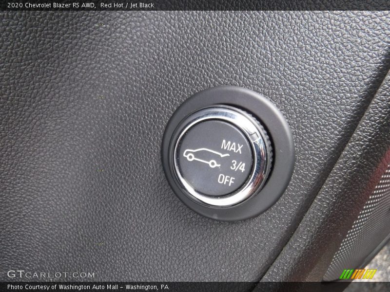 Red Hot / Jet Black 2020 Chevrolet Blazer RS AWD