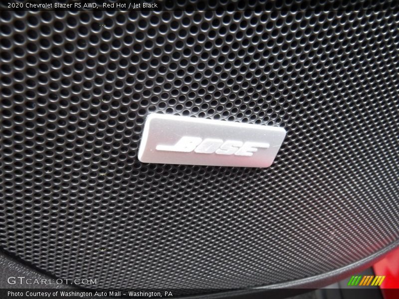 Red Hot / Jet Black 2020 Chevrolet Blazer RS AWD