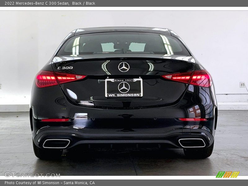 Black / Black 2022 Mercedes-Benz C 300 Sedan