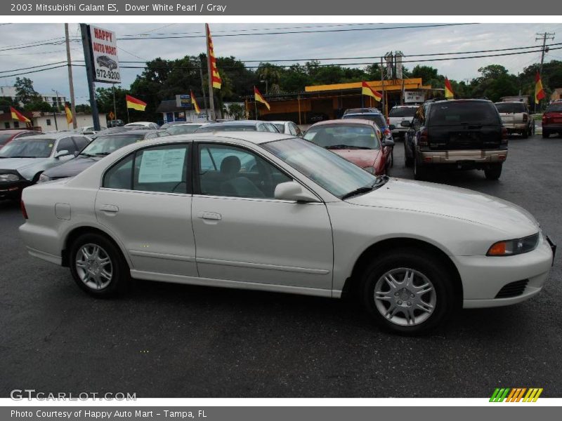 Dover White Pearl / Gray 2003 Mitsubishi Galant ES