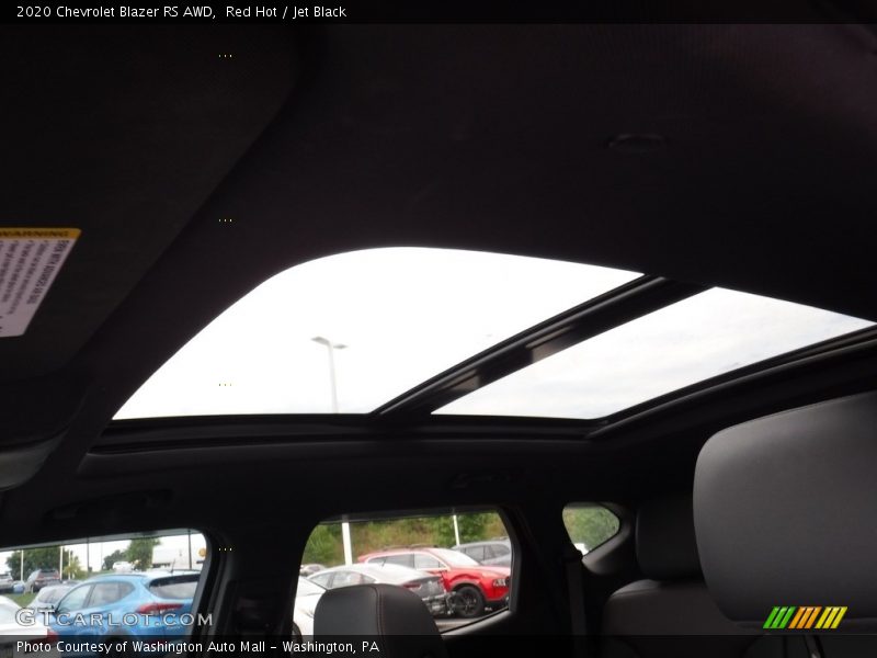 Red Hot / Jet Black 2020 Chevrolet Blazer RS AWD